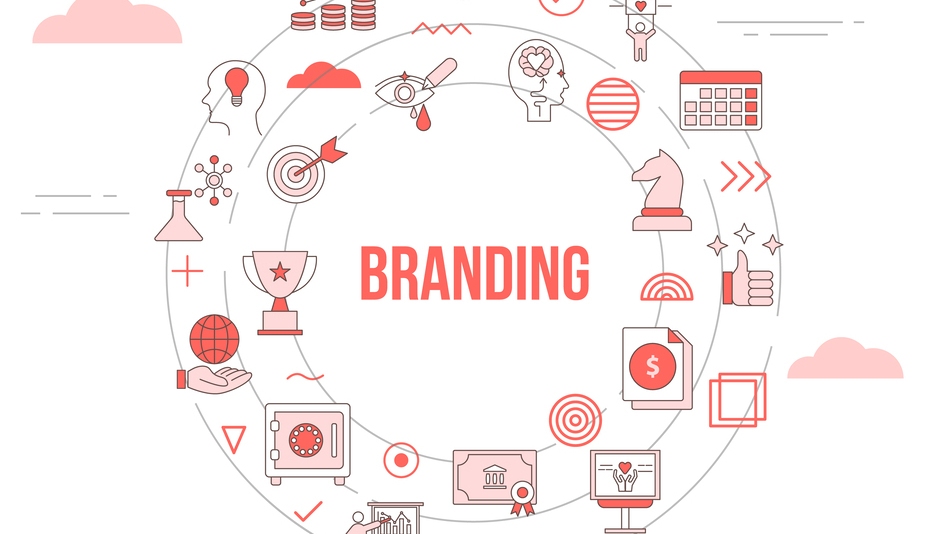 ilustración concepto de Branding